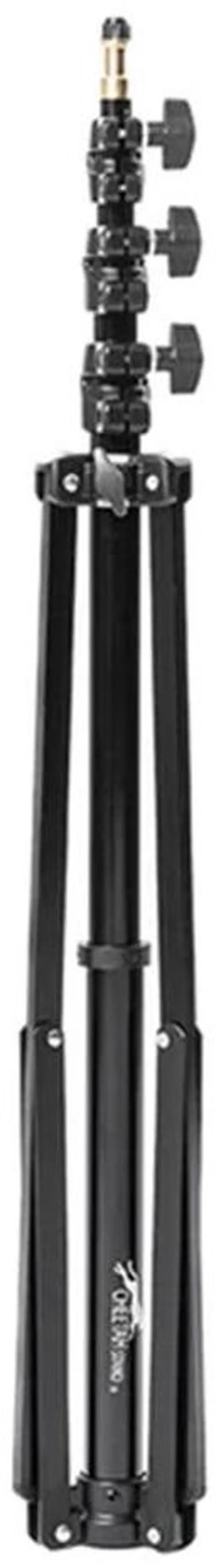 Alt view image 2 of 3 - CheetahStand C8 - 3 Section Aluminum Light Stand, 29" to 96" Height - Supports up to 6 lbs., Black