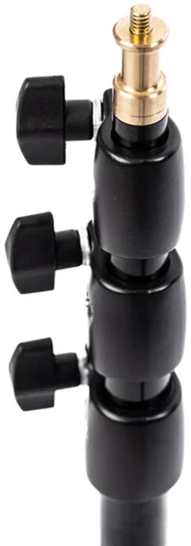 Alt view image 3 of 3 - CheetahStand C8 - 3 Section Aluminum Light Stand, 29" to 96" Height - Supports up to 6 lbs., Black