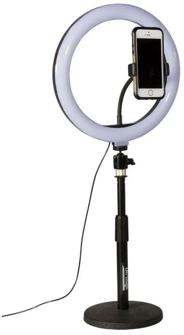 Alt view image 2 of 4 - On-Stage VLD360 10" LED Ring Light Kit