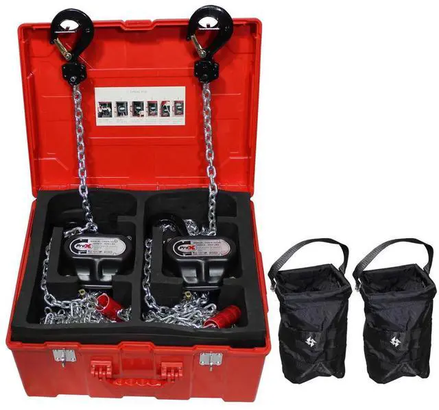 Main image of ProX XT-MCH1TX2-30FT 1T Manual Chain Stage Hoist with 30' Chain, 2-Pack