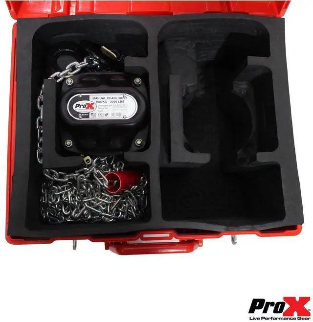 Alt view image 6 of 7 - ProX XT-MCH1TX2-30FT 1T Manual Chain Stage Hoist with 30' Chain, 2-Pack
