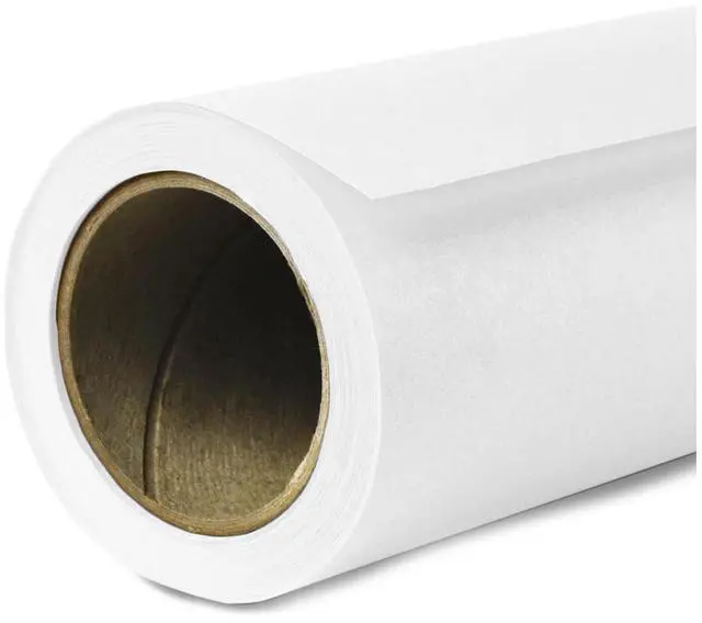 Alt view image 2 of 6 - Savage Widetone Seamless Background Paper, 86" wide x 36' Super White, #1 - Bundle With Flashpoint 10' Background Support System Air Cushioned, Microfiber Cloth