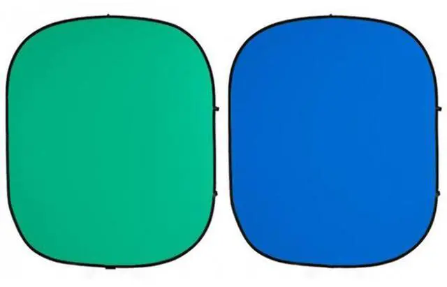 Alt view image 3 of 8 - Savage 60 x 72" Collapsible/Reversible Background (Chroma Green/Blue)