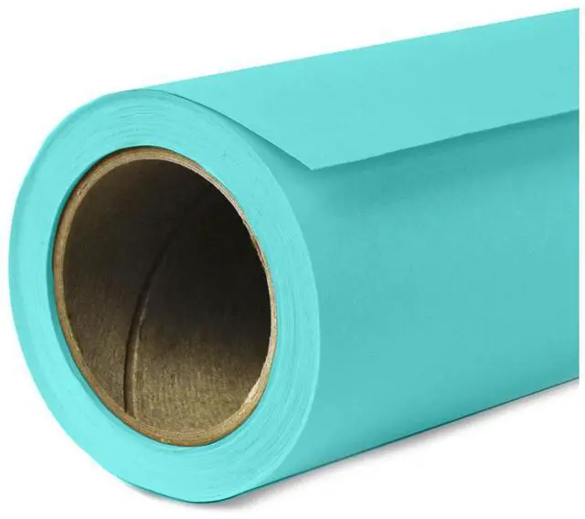 Alt view image 2 of 5 - Savage 2x Widetone Seamles Background Paper 86"wide x 36'Baby Blue W/Micro Cloth