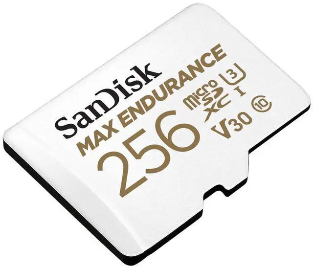 Alt view image 8 of 10 - SanDisk MAX ENDURANCE 256 GB microSD SDSQQVR256GAN6IA