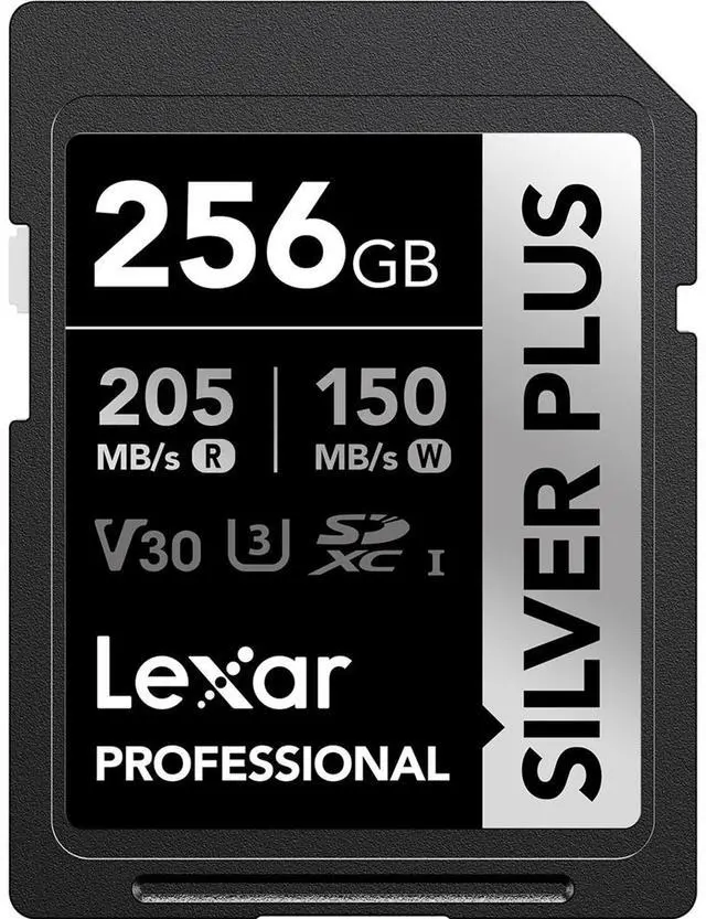 Main image of Lexar Lexar Professional SILVER PLUS SDXC 256GB, NA #LSDSIPL256G-BNNNU