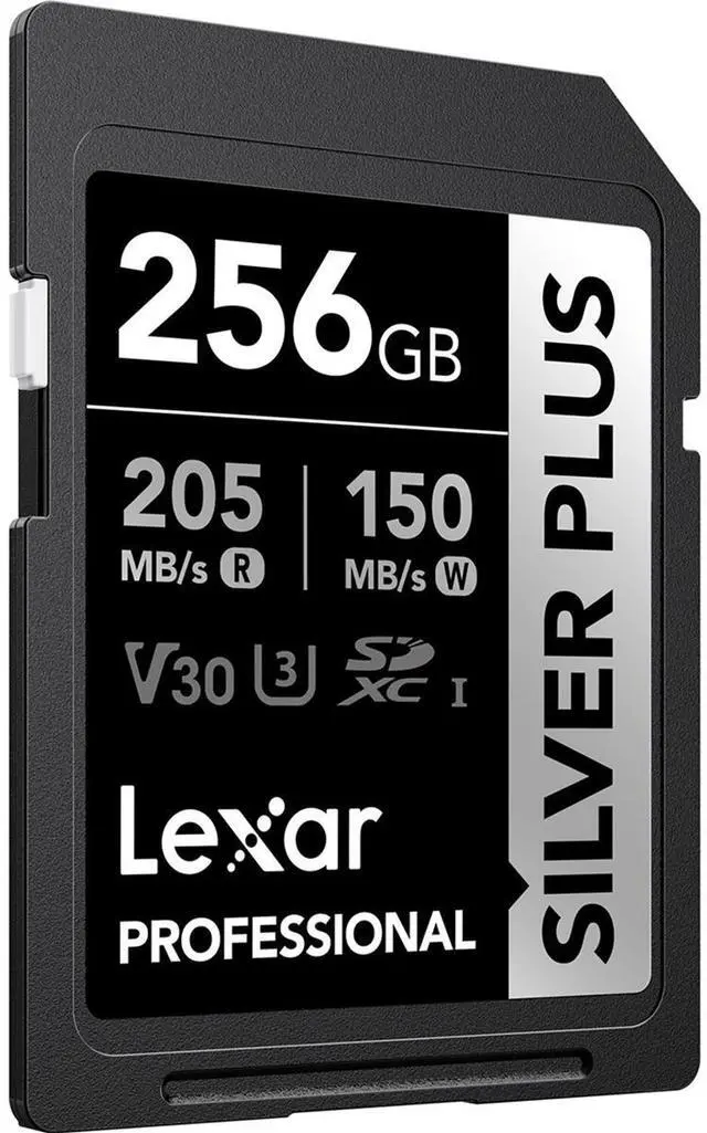 Alt view image 7 of 7 - Lexar Lexar Professional SILVER PLUS SDXC 256GB, NA #LSDSIPL256G-BNNNU