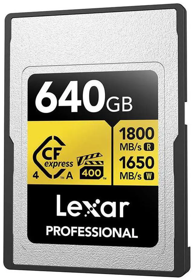Alt view image 2 of 6 - Lexar Gold Series Professional 640GB CFexpress 4.0 Type-A Memory Card