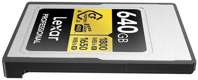 Alt view image 5 of 6 - Lexar Gold Series Professional 640GB CFexpress 4.0 Type-A Memory Card