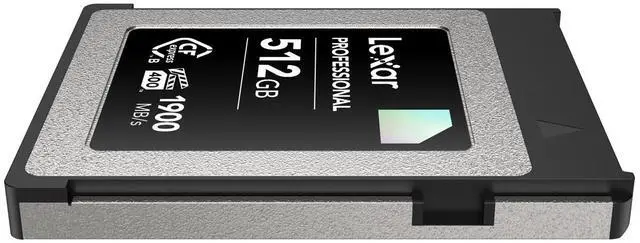 Alt view image 7 of 9 - Lexar, Professional CFexpress Card, 512GB, Type B, Diamond Series