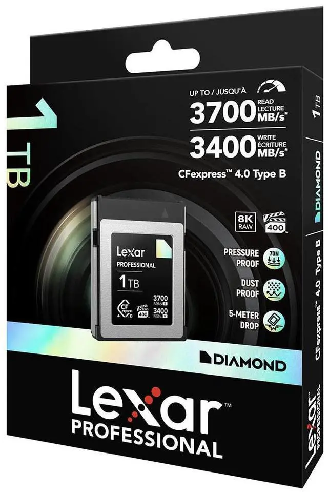 Alt view image 6 of 7 - Lexar Diamond Series Professional 1TB CFexpress 4.0 Type-B Memory Card
