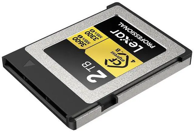 Alt view image 4 of 7 - Lexar 2TB Professional GOLD CFexpress - 4.0 Type B Card    LCXEXP4002T-RNENG