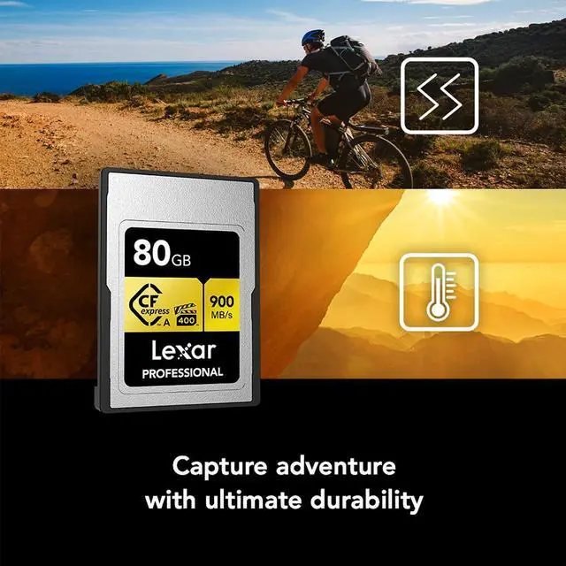Alt view image 5 of 7 - Lexar, 80GB, CFexpress Type A Card