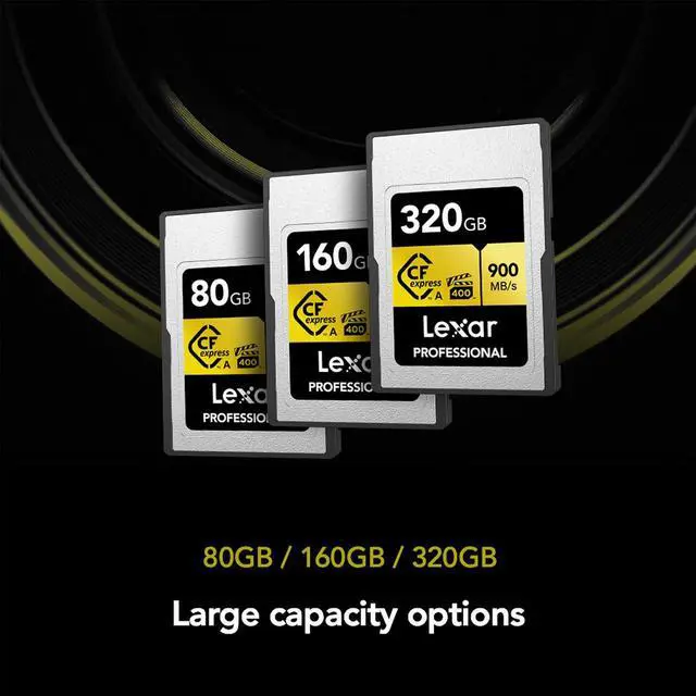 Alt view image 7 of 7 - Lexar, 80GB, CFexpress Type A Card