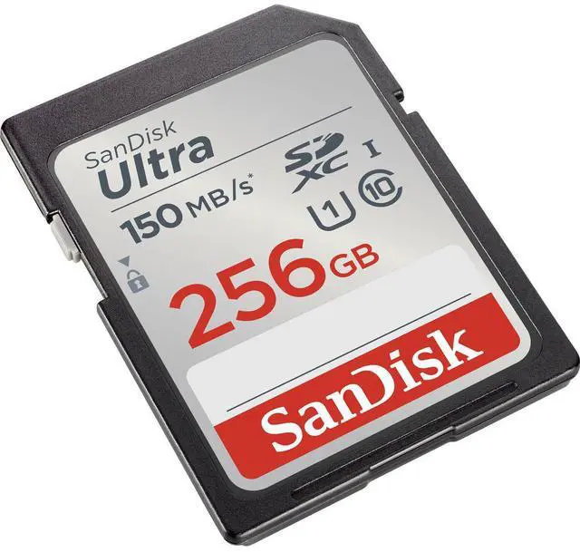 Alt view image 4 of 7 - SanDisk Ultra 256 GB Class 10/UHS-I U1 SDXC SDSDUNC256GAN6IN