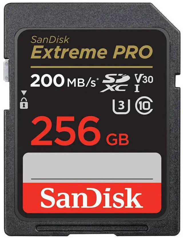Alt view image 4 of 8 - SanDisk Extreme PRO 256 GB Class 3/UHS-I U3 V30 SDXC SDSDXXD256GANCIN