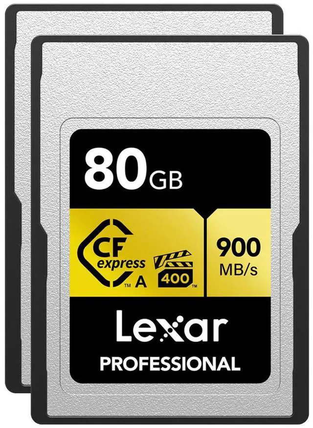Main image of Lexar Gold Series Professional 80GB CFexpress Type-A Memory Card, 2-Pack