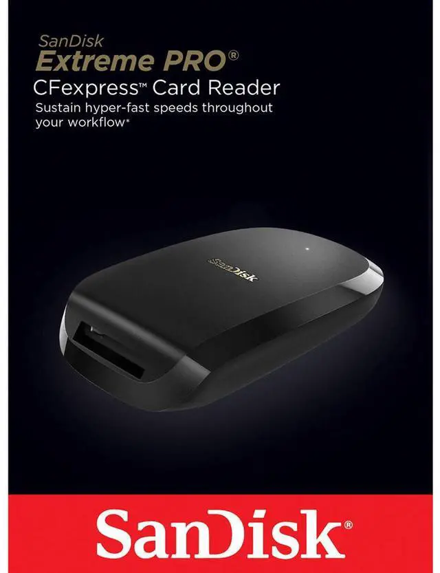Alt view image 6 of 8 - SanDisk Extreme PRO CFexpress Type B Card Reader #SDDR-F451-ANGEN