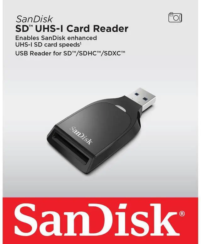 Alt view image 16 of 16 - SanDisk SD UHS-I Card Reader SDDRC531ANANN