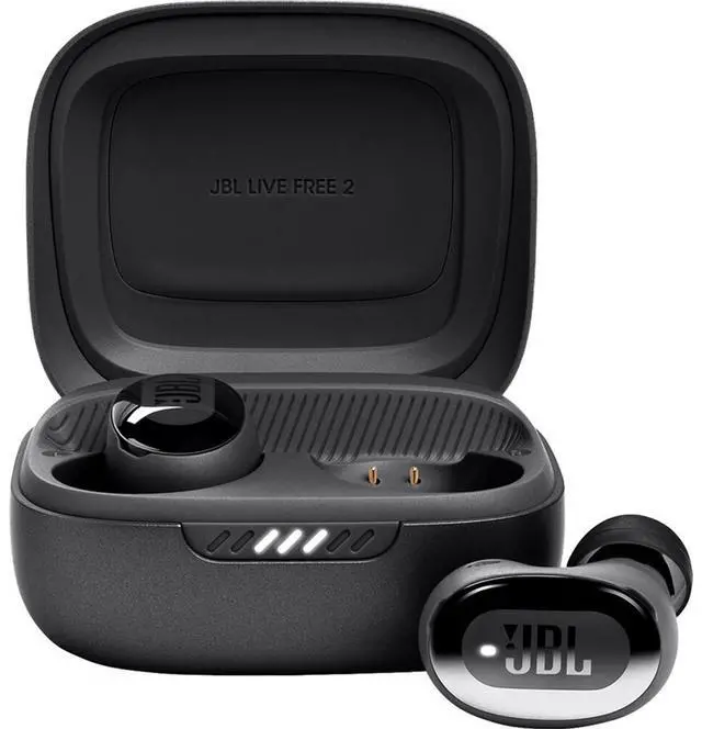 Alt view image 6 of 12 - JBL Live Free 2 TWS Noise-Canceling True Wireless In-Ear Headphones (Black)