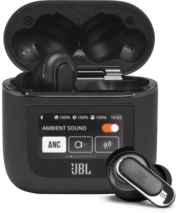 Alt view image 6 of 12 - JBL TOURPRO2BLK Pro Tour 2 Earbuds with Smartcase - Black