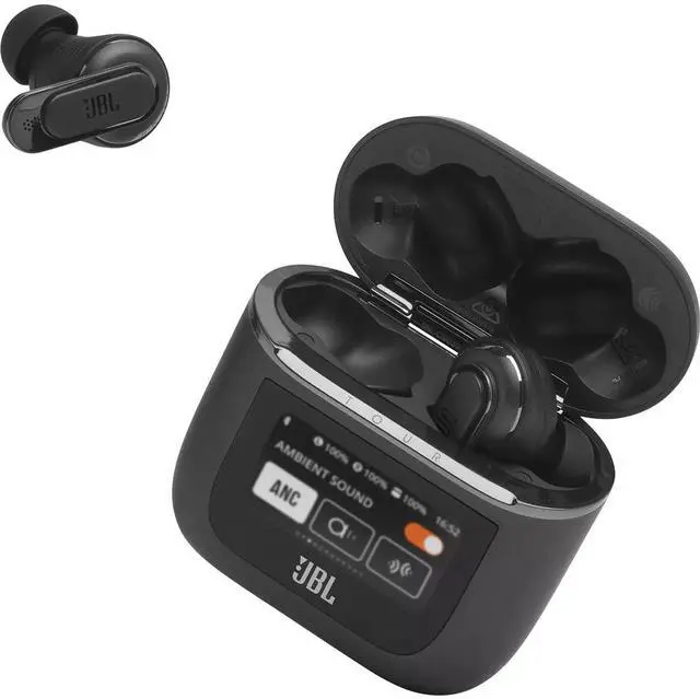 Alt view image 12 of 12 - JBL TOURPRO2BLK Pro Tour 2 Earbuds with Smartcase - Black