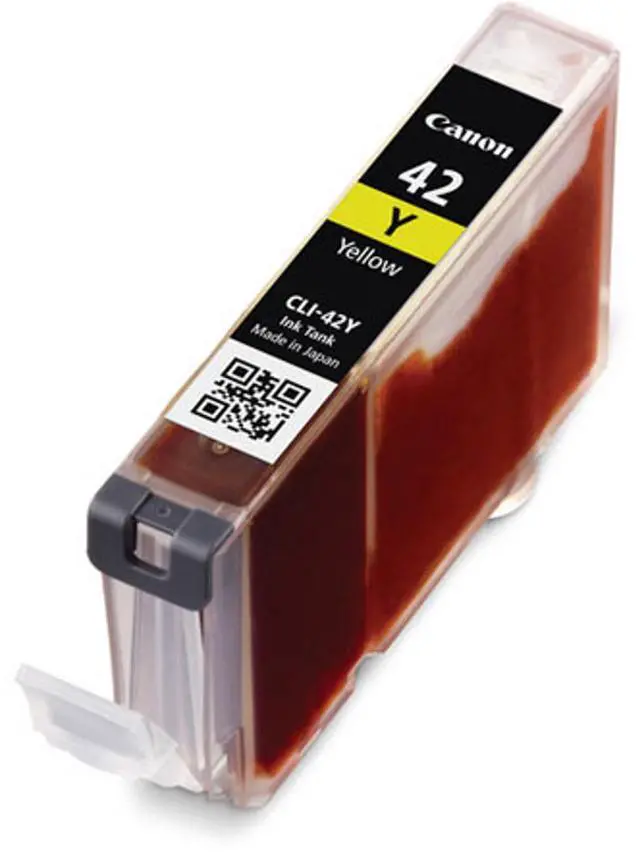 Alt view image 3 of 3 - Canon 2 Pack CLI-42 Yellow Ink Cartridge #6387B002 2