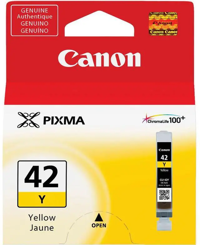 Alt view image 2 of 3 - Canon 2 Pack CLI-42 Yellow Ink Cartridge #6387B002 2
