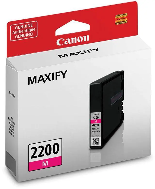 Alt view image 16 of 16 - Canon PGI-2200 Magenta Pigment Ink Tank #9305B001