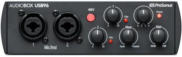 Alt view image 19 of 20 - PreSonus AudioBox 96 USB 2.0 Audio Recording Interface