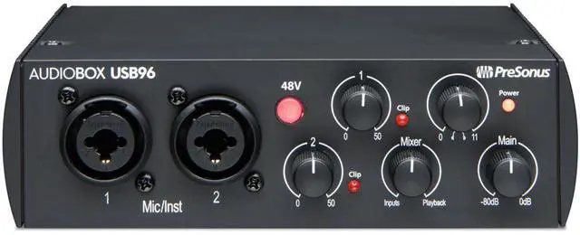 Alt view image 18 of 20 - PreSonus AudioBox 96 USB 2.0 Audio Recording Interface