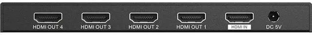 Alt view image 10 of 14 - BZBGEAR 1x4 4K UHD HDMI Splitter with HDR and 3D Support