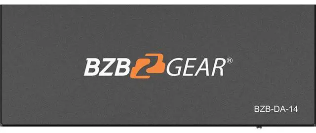 Alt view image 11 of 14 - BZBGEAR 1x4 4K UHD HDMI Splitter with HDR and 3D Support