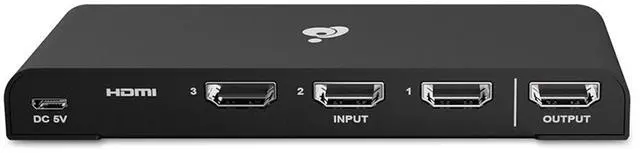 Alt view image 9 of 9 - IOGEAR 3-Port True 4K UltraHD HDMI Switch - 4096 x 2160 - 4K - 3 - Display, Projector - 1 x HDMI Out
