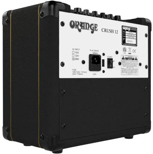 Alt view image 3 of 4 - orange crush 1212watt 1x6" combo amp  black