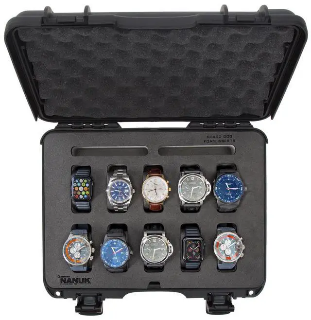 Alt view image 2 of 2 - Nanuk 910 Waterproof Watch Case with Foam Insert, Black #910S-080BK-0A0-21299