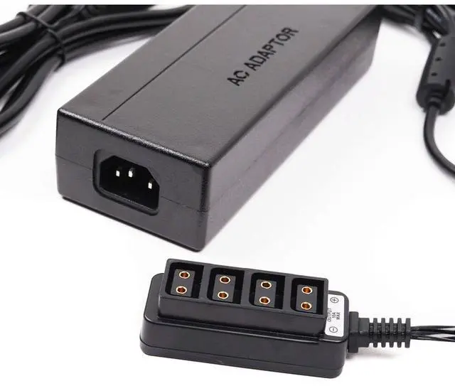 Alt view image 3 of 4 - IndiPRO 10' 15V 10A AC Power Supply to 4-Way D-Tap Splitter #15V10DT