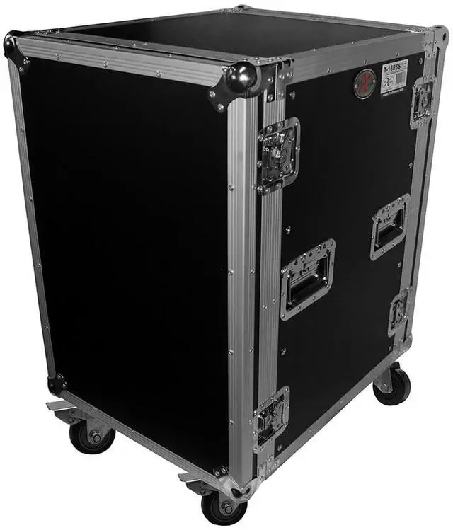 Alt view image 3 of 7 - ProX T-16RSS 16U ATA Deluxe Flight Road Case for Amplifier Rack Mount Module