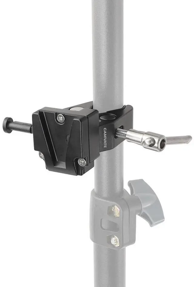 Alt view image 6 of 6 - CAMVATE Super Crab Clamp with Universal V-Lock Mount Quick Release Adapter