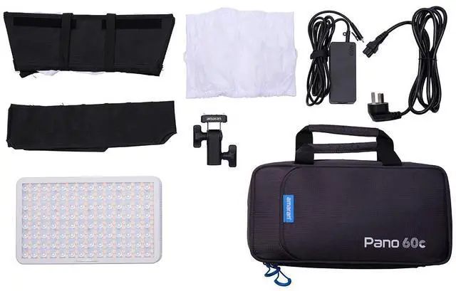 Alt view image 2 of 7 - amaran Pano 60c 60W RGBWW LED Light Panel Kit, White
