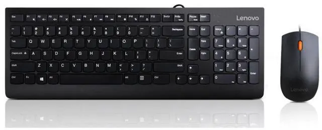 Alt view image 7 of 8 - Lenovo 300 USB Combo Keyboard & Mouse - US English