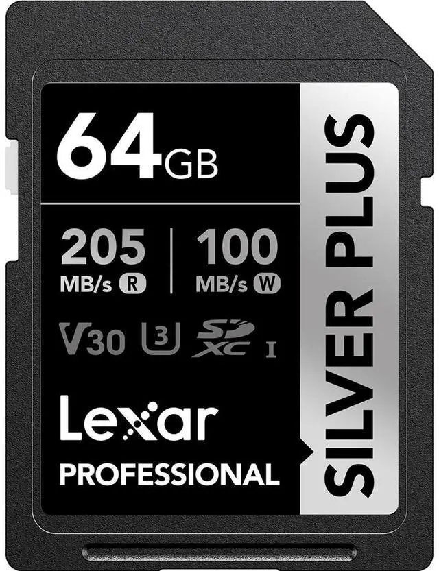 Main image of Lexar Lexar Professional SILVER PLUS SDXC 64GB, NA