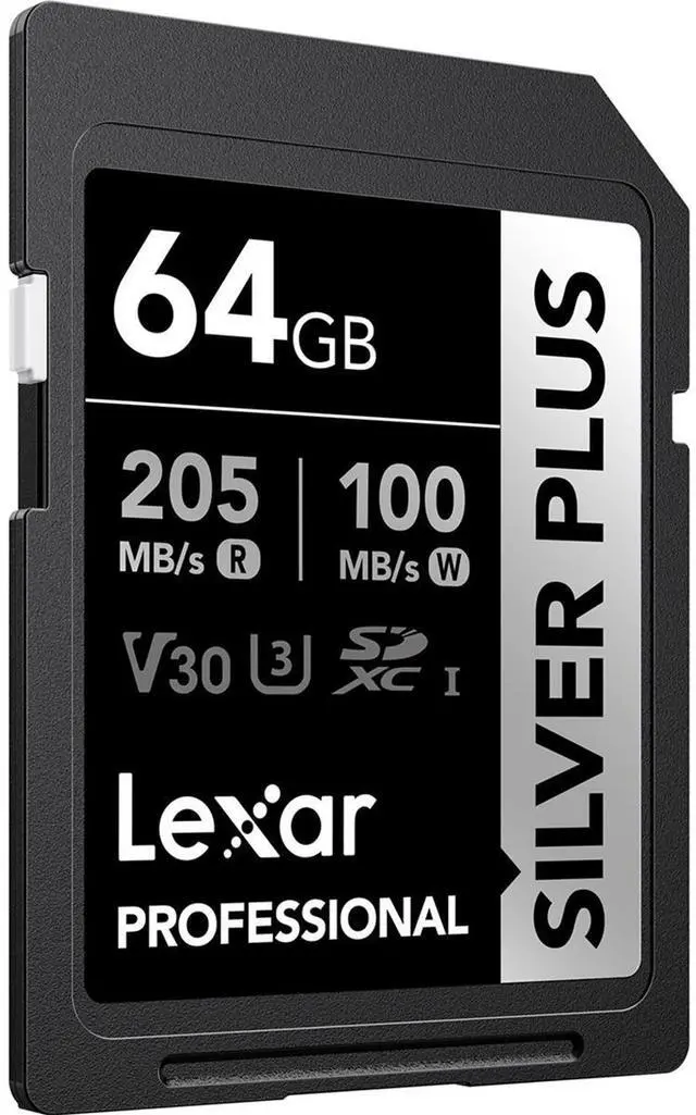Alt view image 7 of 7 - Lexar Lexar Professional SILVER PLUS SDXC 64GB, NA
