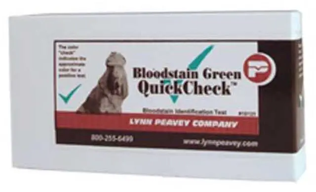 Main image of Lynn Peavey QuickCheck Bloodstain Test Kit, 10 Test #10131