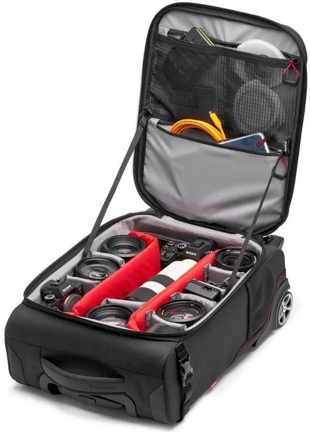 Alt view image 2 of 10 - Manfrotto Pro Light Reloader Air-50 Carry-On Camera Roller Bag