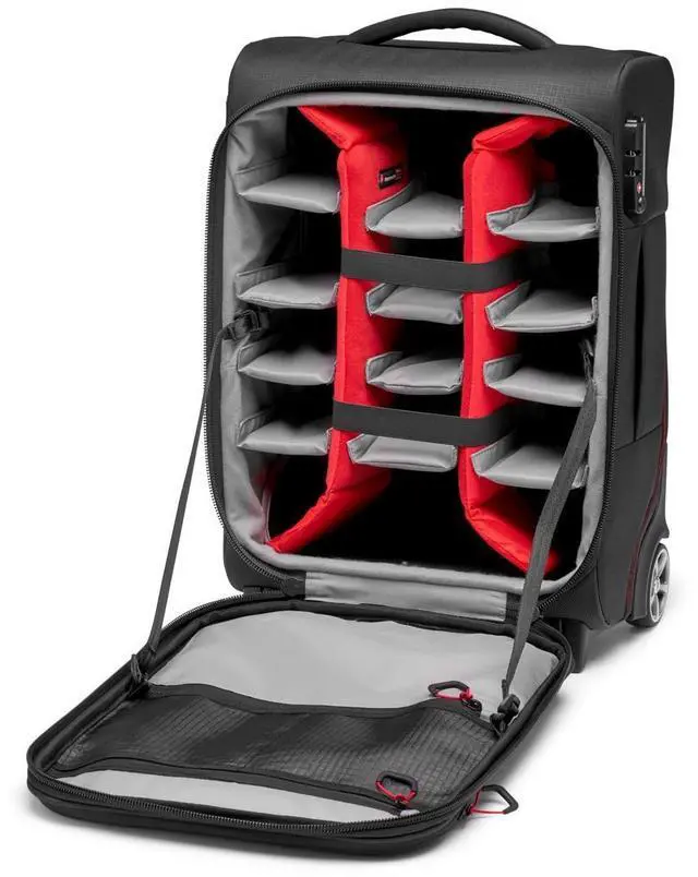 Alt view image 4 of 10 - Manfrotto Pro Light Reloader Air-50 Carry-On Camera Roller Bag