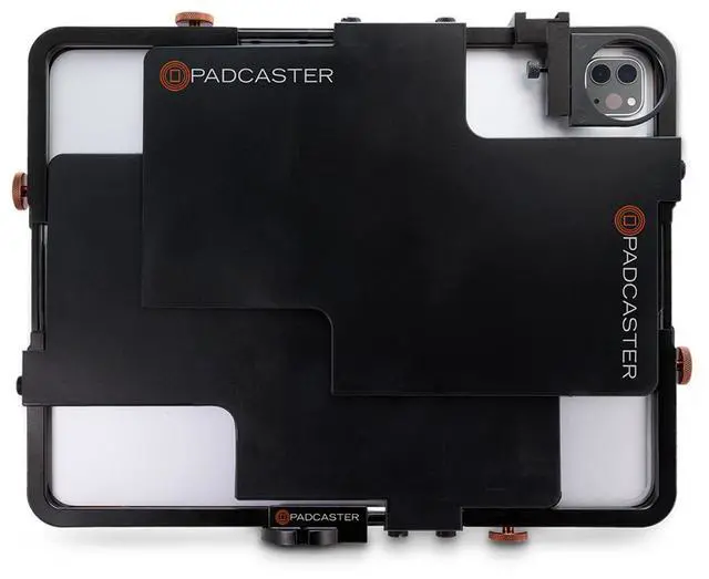 Alt view image 4 of 7 - Padcaster AIO Video Production Studio Teleprompter Kit for iPad Pro 9.7-12.9"