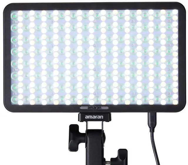 Alt view image 6 of 7 - amaran Pano 60c 60W RGBWW LED 2-Light Panel Kit, Charcoal
