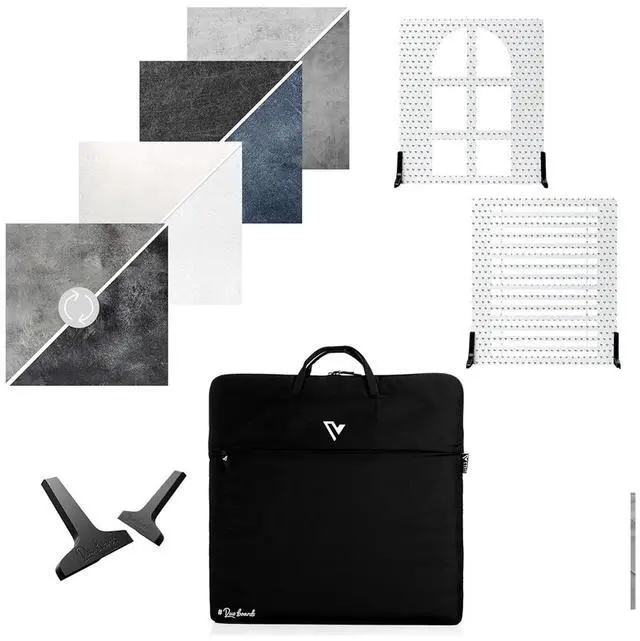 Main image of V-FLAT WORLD Kitchen Kit with 4x 24x24" Double Sided Duo Board Backdrop and 2x Shadow Board