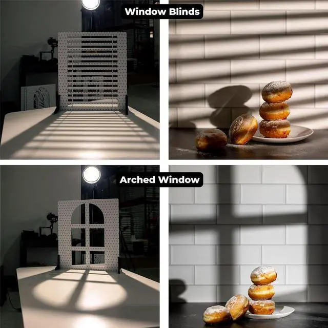Alt view image 5 of 6 - V-FLAT WORLD Kitchen Kit with 4x 24x24" Double Sided Duo Board Backdrop and 2x Shadow Board